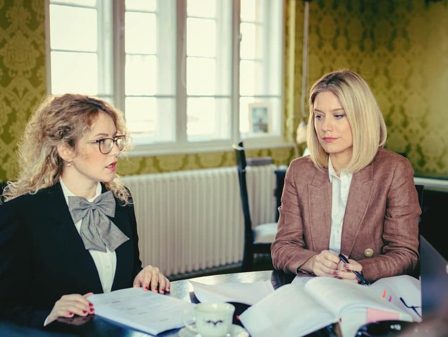 Attorneys in a consultation at the law office Krivić, Krivić, Aćimović and Ranđelović